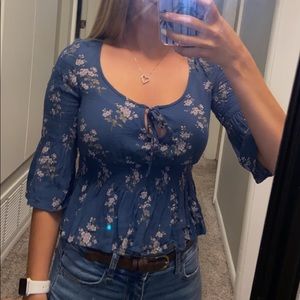 Half sleeve floral shirt